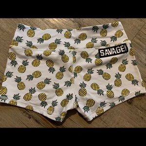 Savage Barbell workout shorts